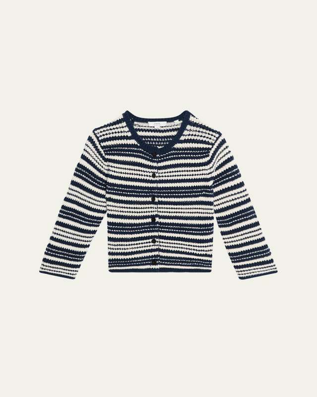 Textured Stripe Cardigan